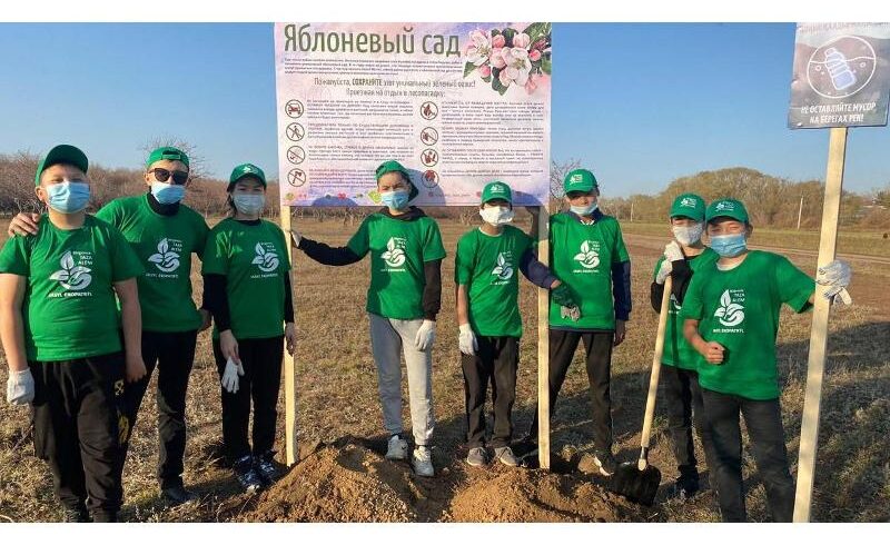 Birgemiz: Taza Alem – волонтёрская акция прошла в селе Уштобе Карагандинской области