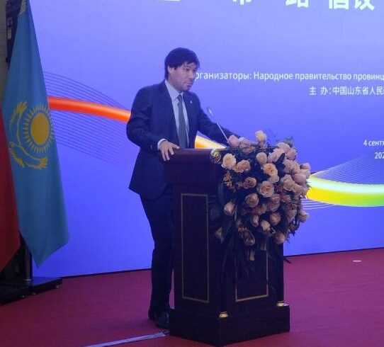 Вице-министр Нұрлан Құрмалаев Қытай, Шаньдун провинциясы және Қазақстан арасындағы сауда-экономикалық ынтымақтастық форумына қатысты