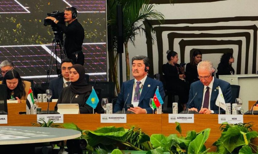 Министр экологии и природных ресурсов РК в рамках Саммита мировых лидеров принял участие на круглом столе высокого уровня, посвященном вопросам энергетического перехода Министр экологии и природных ресурсов РК в рамках Саммита мировых лидеров принял участие на круглом столе высокого уровня, посвященном вопросам энергетического перехода