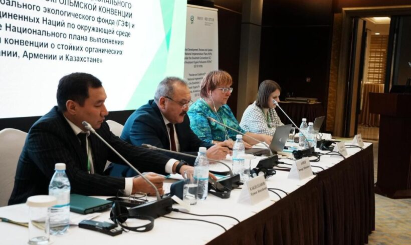 12 ноября 2025 года в г. Астана проходило заключительное совещание по утверждению обновленного Национального плана выполнения обязательств Стокгольмской конвенции о стойких органических загрязнителях